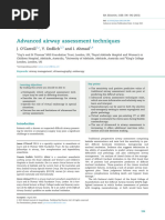 BJA Ed Advanced airway assessment techniques