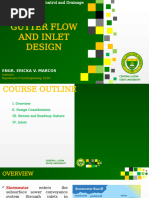 Lecture 3 - Gutter Flow and Inlet Design