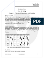 Biology Chapter Principles of Inheritance and Variation Class 12 Notes - Converted