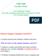 CHE 1000 Lecture Notes_Organic Chemistry