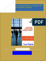 Employment Law for Human Resource Practice 4th Edition Walsh Test Bank all chapter instant download