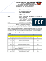 INFORME N°15 INFORME DE NO ATENCION DE REQUERIMEINTOS