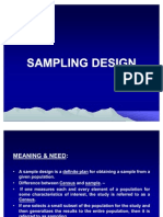 RM - Sampling Design