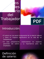 Aspectos Generales del Salario del Trabajador