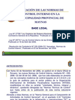 1 Aplicación de Las Normas de Control Interno en La Municipalidad Provincial de Maynas