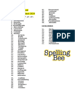 SPELLING BEE LEVEL 4