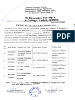 Revised Time-table SEM -I INT.Exams.03-Dec-2024