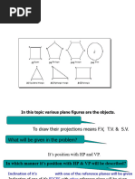 Projection of Planes