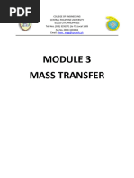 Module 3 Part 1- Mass Transfer