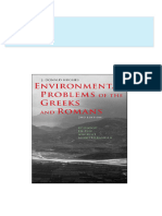 Environmental Problems of the Greeks and Romans Ecology in the Ancient Mediterranean 2nd Edition J. Donald Hughes 2024 scribd download