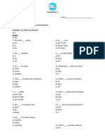 Copy of A2 Exit Test 1