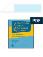 Complete Download Lectures on analytic differential equations Yulij Ilyashenko PDF All Chapters