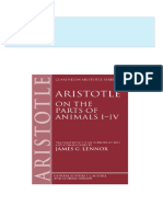 Immediate download Aristotle On the Parts of Animals I IV 1st Edition Aristotle ebooks 2024