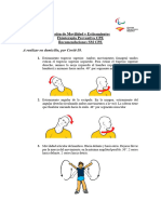 Sesión de movilidad y estiramientos