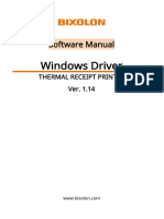 Manual POS Windows Driver ENG V1.14