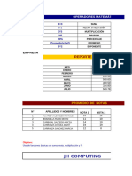 Ejercicio de Excel (1)