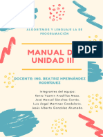 investigación unidad 3 algoritmos