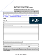 leave absence form teachers