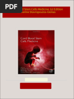 Instant Access to Cord Blood Stem Cells Medicine 1st Edition Catherine Stavropoulos-Giokas ebook Full Chapters