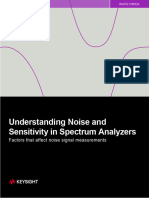 Understanding Noise and Sensitivity in Spectrum Analyzers