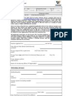 Ward Security Application Form Nov 2011