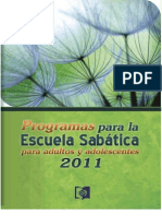 Programas de Escuela Sabatica 2011