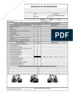 checklist autoelevador