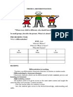 Differentiation (Weeks 11-12)