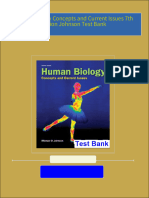 Complete Answer Guide for Human Biology Concepts and Current Issues 7th Edition Johnson Test Bank