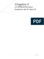 X - Calcul différentiel pour les applications de R^p dans R