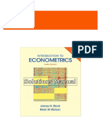 Download full Introduction to Econometrics Update 3rd Edition Stock Solutions Manual all chapters