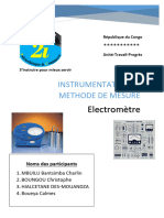 Exposé sur l'electrometre