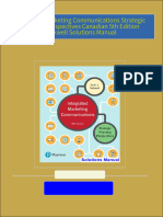 Complete Download of Integrated Marketing Communications Strategic Planning Perspectives Canadian 5th Edition Tuckwell Solutions Manual Full Chapters in PDF DOCX