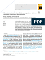 Understanding Individual Level Travel Behavior Changes Due to COVID 2023 Cit