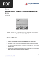 Ambiental - Impactos Ambientais - Cidades, Lixo Urbano e Soluções - [Médio] - [24 Questões]