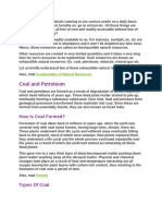 coal and petroleum notes a4