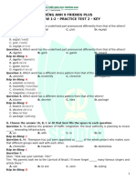 Tiếng Anh 9 Friends Plus_Review 1-2_Practice Test 2 KEY