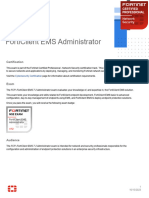 FortiClient EMS 7.2 Administrator Exam Description