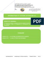  INFORMATIQUE ET SYSTEME AUTOMATISE(2)