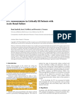 IVC Measurements in Critically Ill Patients with Acute Renal Failure