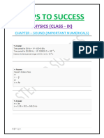 SOUND (IMPORTANT NUMERICALS)_CLASS IX