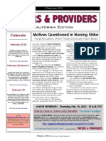 Payers & Providers California Edition - Issue of February 2, 2012