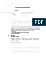 PLAN DE TRABAJO DEL DEPARTAMENTO DE PSICOLOGÍA