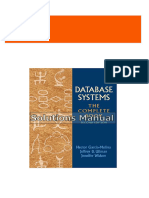 Complete Download of Database Systems The Complete Book 2nd Edition Molina Solutions Manual Full Chapters in PDF DOCX