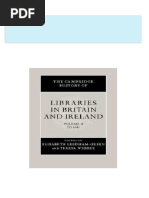 Download Full The Cambridge History of Libraries in Britain and Ireland Giles Mandelbrote PDF All Chapters