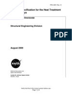 NASA Process Specification For The Heat Treatment of Steel Alloys