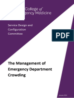 The Management of Emergency Department Crowding