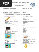 SOAL ASAS BHS INGGRIS KELAS 2