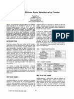 Acid Rain Aging of Silicone Rubber Materials in a Fog Chamber