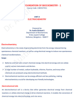 UNIT 4  Electrochemistry